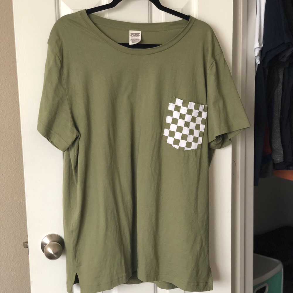 Olive Victoria Secret shirt.